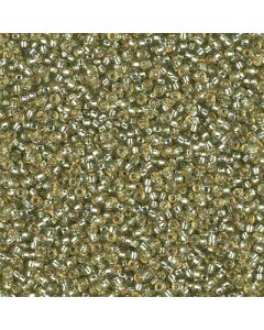Miyuki Rocailles 15/0 4273 Duracoat® Dyed Semi-Matte Silver Lined Willow