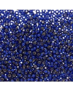 Miyuki Rocailles 15/0 4281 Duracoat® Silverlined Navy Blue