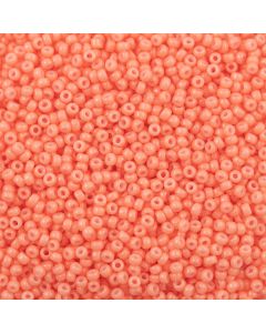 Miyuki Rocailles 15/0 4462 Duracoat® Dyed Opaque Dark Salmon