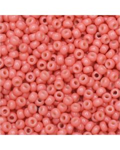 Miyuki Rocailles 15/0 4464 Duracoat® Dyed Opaque Light Watermelon