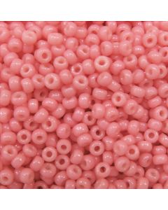 Miyuki Rocailles 15/0 4465 Duracoat® Dyed Opaque Guava