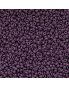 Miyuki Rocailles 15/0 4489 Duracoat® Dyed Opaque Dark Orchid