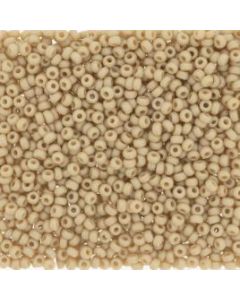 Miyuki Rocailles 15/0 4691 Opaque Glazed Frosted Rainbow Ivory