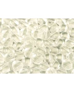 2-Hole Cabochon 6mm 00030 Crystal
