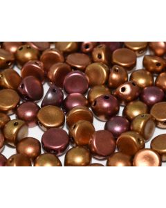 2-Hole Cabochon 6mm 01620 Ancient Gold