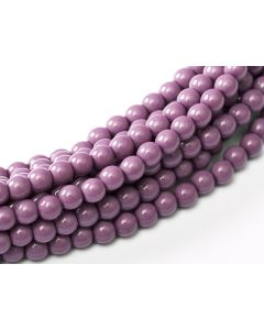 Czech Glass Pearl 2mm 48227 Hollyhock Purple