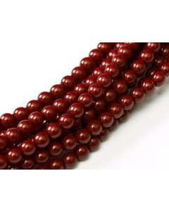 Czech Glass Pearl 2mm 48265 Cranberry