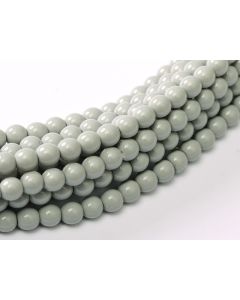 Czech Glass Pearl 2mm 48455 Grey Mist