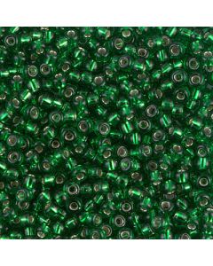 Miyuki Rocailles 8/0 0016 Green Silver Lined