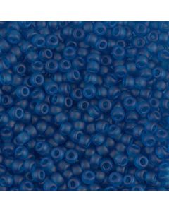 Miyuki Rocailles 8/0 0149F Matted Transparent Capri Blue