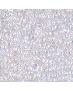 Miyuki Rocailles 8/0 0265 Transparent Pale Pink AB