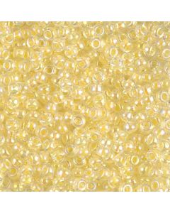 Miyuki Rocailles 8/0 0273 Light Yellow Lined Crystal AB