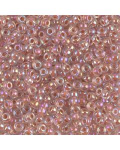 Miyuki Rocailles 8/0 0275 Dark Peach Lined Crystal AB