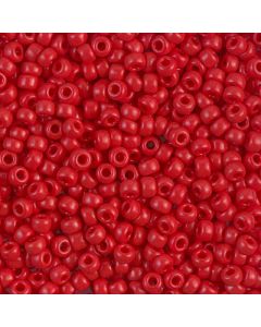 Miyuki Rocailles 8/0 0408 Opaque Dark Red