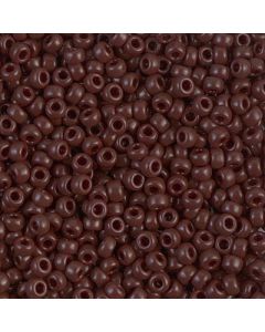 Miyuki Rocailles 8/0 0409 Opaque Chocolate