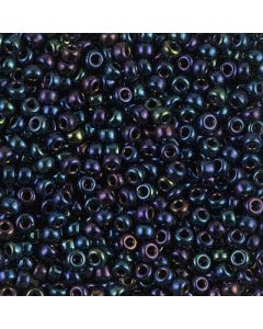 Miyuki Rocailles 8/0 0452 Metallic Dark Blue Iris