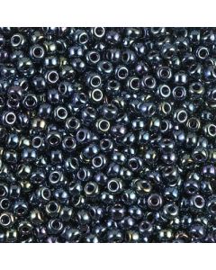 Miyuki Rocailles 8/0 0456 Gunmetal Iris