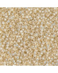 Miyuki Rocailles 8/0 0577 Dyed Cream Silver Lined