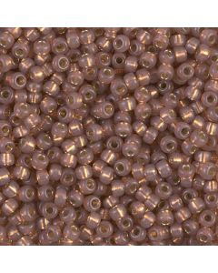 Miyuki Rocailles 8/0 0641 Dyed Rose Bronze Silver Lined