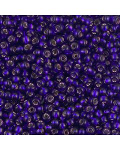 Miyuki Rocailles 8/0 1427 Dyed Silver Lined Dark Violet