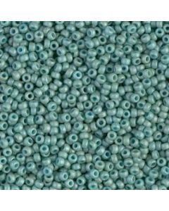 Miyuki Rocailles 8/0 2028 Matted Opaque Sea Foam Luster