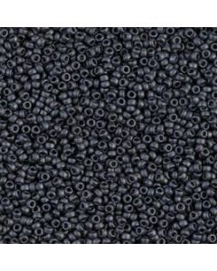 Miyuki Rocailles 8/0 2065 Matted Metallic Slate