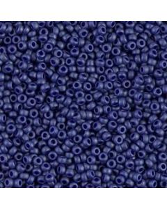 Miyuki Rocailles 8/0 2075 Matted Opaque Cobalt Luster