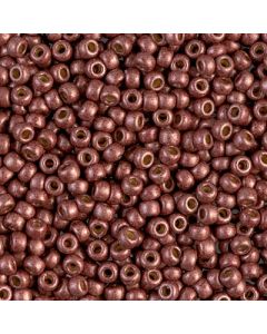 Miyuki Rocailles 8/0 4212F Matted Duracoat® Galvanized Dark Berry