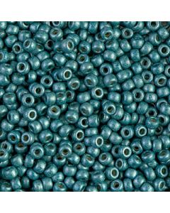 Miyuki Rocailles 8/0 4217F Matted Duracoat® Galvanized Sea Foam