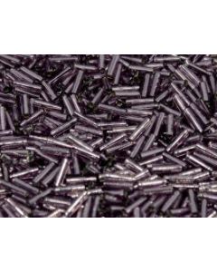 Miyuki Bugles 6mm 0012 Smoky Amethyst Silver Lined