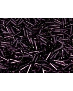 Miyuki Bugles 6mm 0013 Silver Lined Dark Amethyst