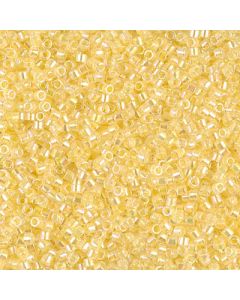 Miyuki Delica 11/0 DB0053 Lined Pale Yellow AB