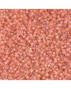 Miyuki Delica 11/0 DB0068 Lined Yellow Orange AB