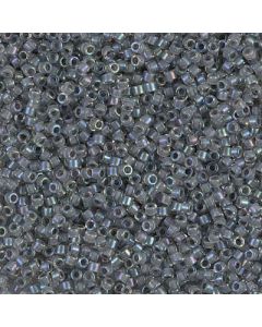 Miyuki Delica 11/0 DB0081 Lined Dark Grey AB
