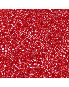 Miyuki Delica 11/0 DB0098 Transparent Red Luster