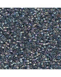 Miyuki Delica 11/0 DB0111 Transparent Blue Grey Luster AB