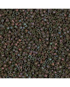 Miyuki Delica 11/0 DB0131 Opaque Dark Olive Luster