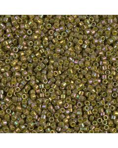 Miyuki Delica 11/0 DB0133 Opaque Olive Golden Luster