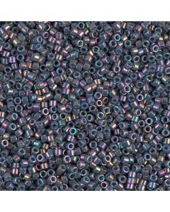 Miyuki Delica 11/0 DB0134 Opaque Purple Grey Rainbow Luster