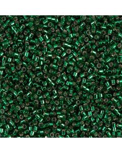 Miyuki Delica 11/0 DB0148 Silver Lined Dark Green