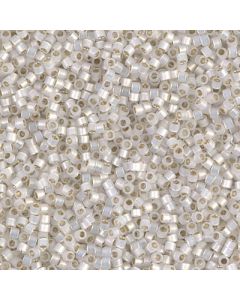 Miyuki Delica 11/0 DB0221 Gilt Lined White Opal