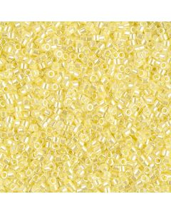 Miyuki Delica 11/0 DB0232 Lined Crystal Pale Yellow