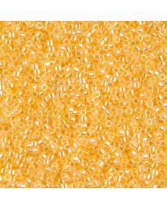 Miyuki Delica 11/0 DB0233 Lined Crystal Yellow Luster