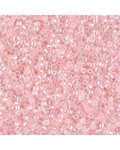 Miyuki Delica 11/0 DB0234 Lined Crystal Pale Salmon