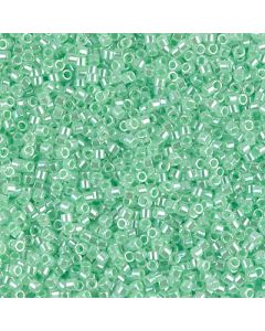 Miyuki Delica 11/0 DB0237 Lined Crystal Light Green Luster
