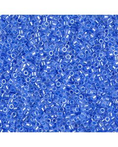 Miyuki Delica 11/0 DB0240 Lined Crystal Sapphire Luster