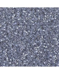 Miyuki Delica 11/0 DB0242 Lined Crystal Grey Luster