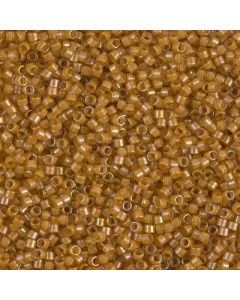 Miyuki Delica 11/0 DB0272 Lined Topaz Yellow AB