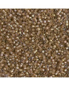 Miyuki Delica 11/0 DB0288 White Lined Saffron AB