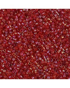 Miyuki Delica 11/0 DB0295 Ruby-Red Lined AB
